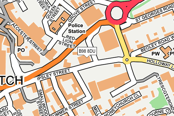 B98 8DU map - OS OpenMap – Local (Ordnance Survey) B98 8DU map - OS OpenMap – Local (Ordnance Survey)