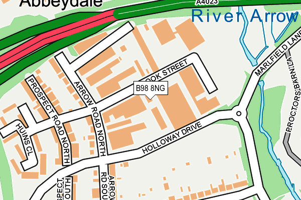 B98 8NG map - OS OpenMap – Local (Ordnance Survey) B98 8NG map - OS OpenMap – Local (Ordnance Survey)