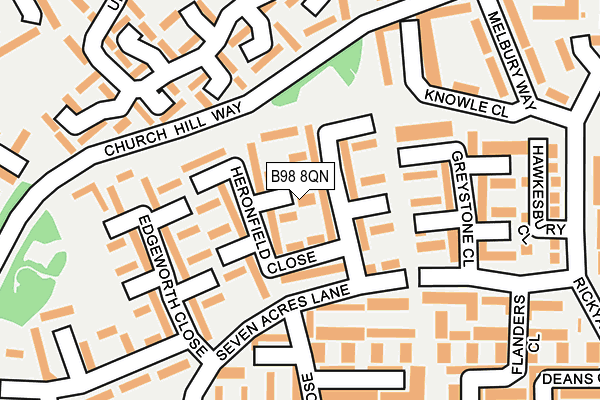 B98 8QN map - OS OpenMap – Local (Ordnance Survey) B98 8QN map - OS OpenMap – Local (Ordnance Survey)