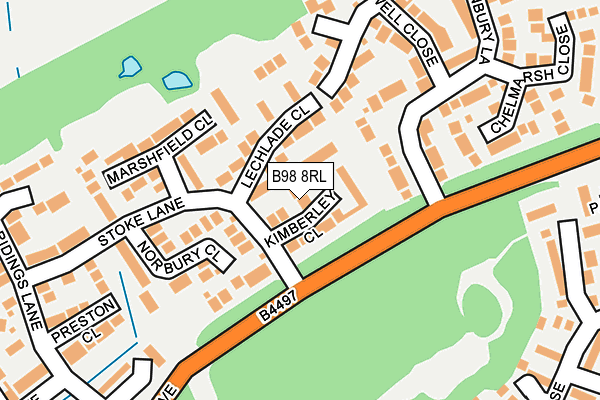 B98 8RL map - OS OpenMap – Local (Ordnance Survey) B98 8RL map - OS OpenMap – Local (Ordnance Survey)