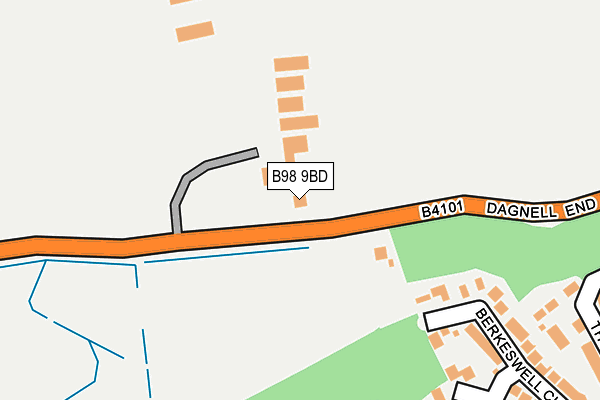 B98 9BD map - OS OpenMap – Local (Ordnance Survey) B98 9BD map - OS OpenMap – Local (Ordnance Survey)