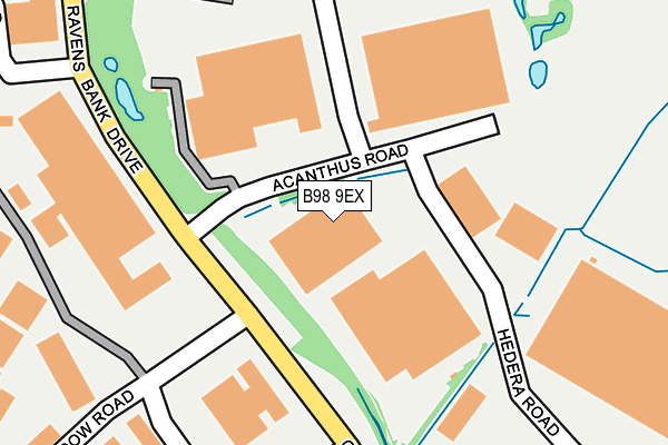 B98 9EX map - OS OpenMap – Local (Ordnance Survey) B98 9EX map - OS OpenMap – Local (Ordnance Survey)