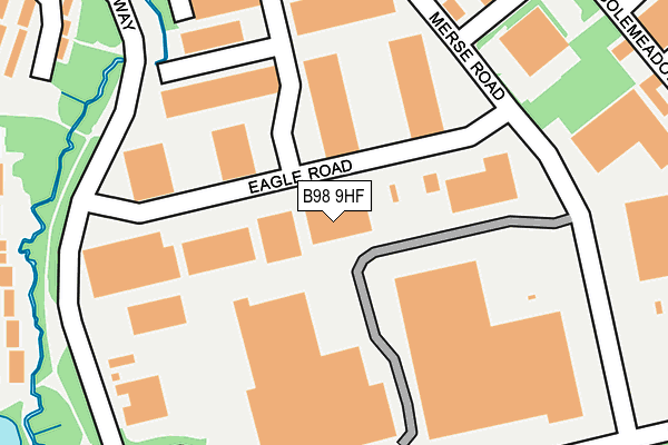 B98 9HF map - OS OpenMap – Local (Ordnance Survey) B98 9HF map - OS OpenMap – Local (Ordnance Survey)