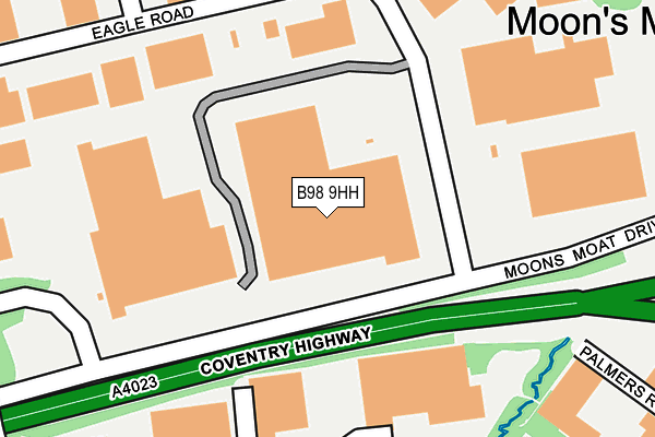 B98 9HH map - OS OpenMap – Local (Ordnance Survey) B98 9HH map - OS OpenMap – Local (Ordnance Survey)