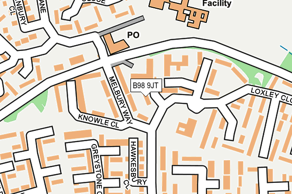 B98 9JT map - OS OpenMap – Local (Ordnance Survey) B98 9JT map - OS OpenMap – Local (Ordnance Survey)