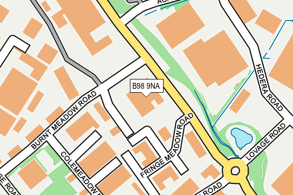 B98 9NA map - OS OpenMap – Local (Ordnance Survey) B98 9NA map - OS OpenMap – Local (Ordnance Survey)