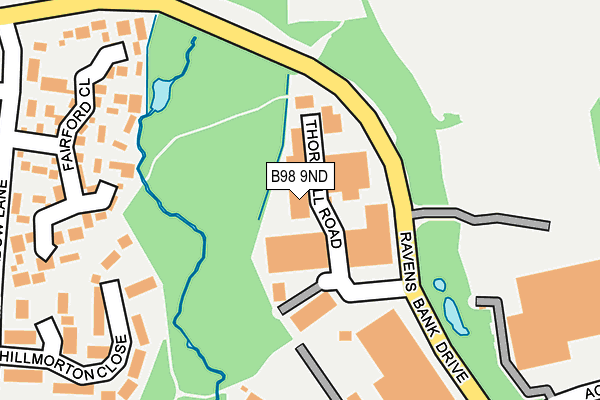 B98 9ND map - OS OpenMap – Local (Ordnance Survey) B98 9ND map - OS OpenMap – Local (Ordnance Survey)