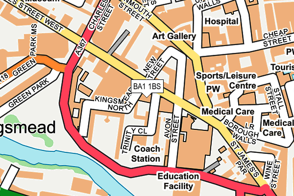 BA1 1BS map - OS OpenMap – Local (Ordnance Survey) BA1 1BS map - OS OpenMap – Local (Ordnance Survey)