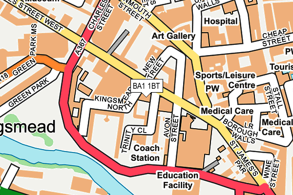 BA1 1BT map - OS OpenMap – Local (Ordnance Survey) BA1 1BT map - OS OpenMap – Local (Ordnance Survey)
