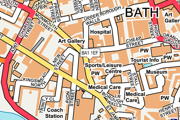BA1 1EF map - OS OpenMap – Local (Ordnance Survey) BA1 1EF map - OS OpenMap – Local (Ordnance Survey)