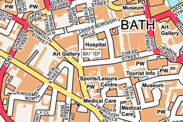 BA1 1EP map - OS OpenMap – Local (Ordnance Survey) BA1 1EP map - OS OpenMap – Local (Ordnance Survey)