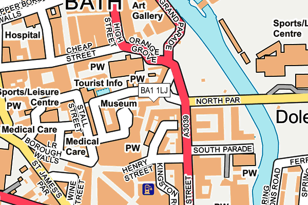BA1 1LJ map - OS OpenMap – Local (Ordnance Survey) BA1 1LJ map - OS OpenMap – Local (Ordnance Survey)