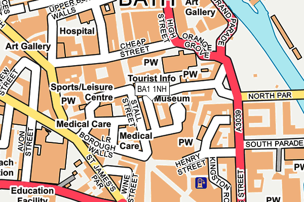 BA1 1NH map - OS OpenMap – Local (Ordnance Survey) BA1 1NH map - OS OpenMap – Local (Ordnance Survey)