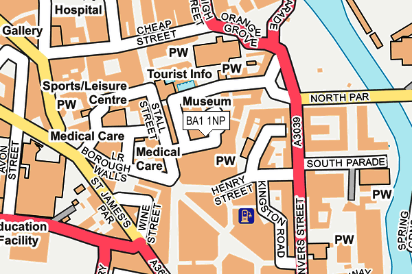 BA1 1NP map - OS OpenMap – Local (Ordnance Survey) BA1 1NP map - OS OpenMap – Local (Ordnance Survey)