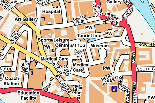 BA1 1QG map - OS OpenMap – Local (Ordnance Survey) BA1 1QG map - OS OpenMap – Local (Ordnance Survey)