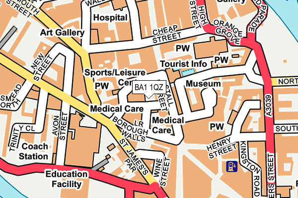 BA1 1QZ map - OS OpenMap – Local (Ordnance Survey) BA1 1QZ map - OS OpenMap – Local (Ordnance Survey)