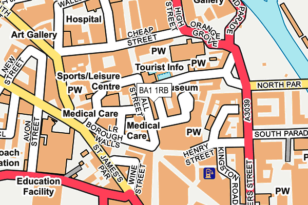 BA1 1RB map - OS OpenMap – Local (Ordnance Survey) BA1 1RB map - OS OpenMap – Local (Ordnance Survey)