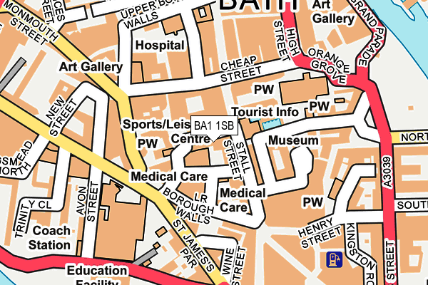 BA1 1SB map - OS OpenMap – Local (Ordnance Survey) BA1 1SB map - OS OpenMap – Local (Ordnance Survey)