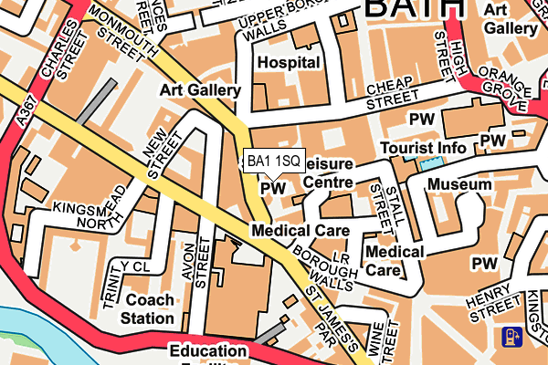 BA1 1SQ map - OS OpenMap – Local (Ordnance Survey) BA1 1SQ map - OS OpenMap – Local (Ordnance Survey)