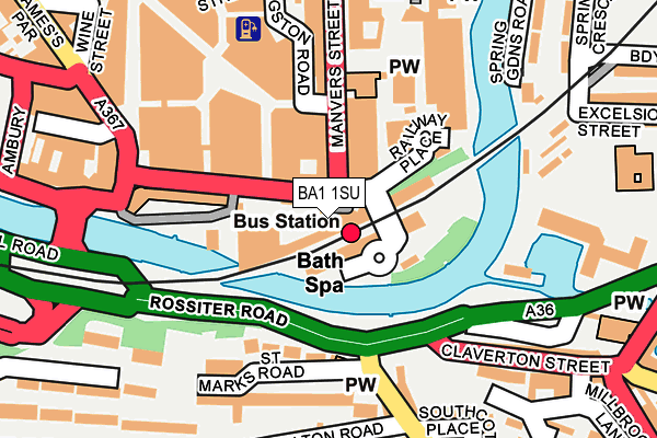 BA1 1SU map - OS OpenMap – Local (Ordnance Survey) BA1 1SU map - OS OpenMap – Local (Ordnance Survey)