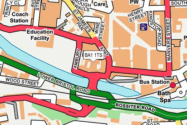 BA1 1TS map - OS OpenMap – Local (Ordnance Survey) BA1 1TS map - OS OpenMap – Local (Ordnance Survey)