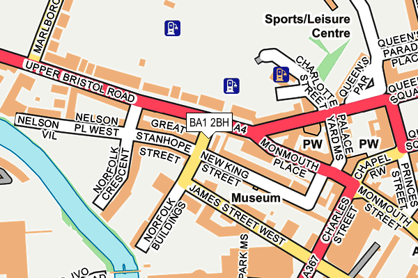 BA1 2BH map - OS OpenMap – Local (Ordnance Survey) BA1 2BH map - OS OpenMap – Local (Ordnance Survey)