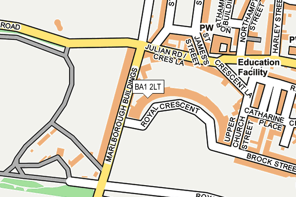 BA1 2LT map - OS OpenMap – Local (Ordnance Survey) BA1 2LT map - OS OpenMap – Local (Ordnance Survey)