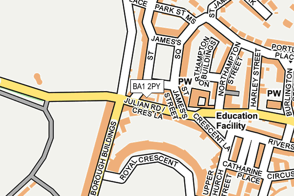 BA1 2PY map - OS OpenMap – Local (Ordnance Survey) BA1 2PY map - OS OpenMap – Local (Ordnance Survey)