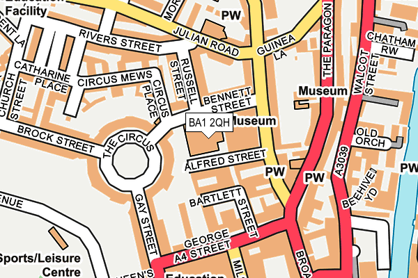BA1 2QH map - OS OpenMap – Local (Ordnance Survey) BA1 2QH map - OS OpenMap – Local (Ordnance Survey)