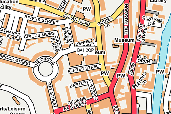 BA1 2QP map - OS OpenMap – Local (Ordnance Survey) BA1 2QP map - OS OpenMap – Local (Ordnance Survey)