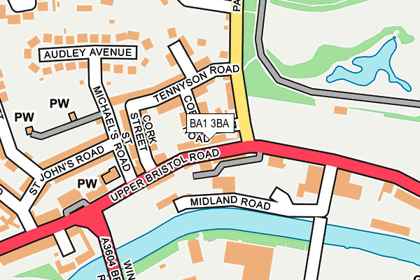 BA1 3BA map - OS OpenMap – Local (Ordnance Survey) BA1 3BA map - OS OpenMap – Local (Ordnance Survey)