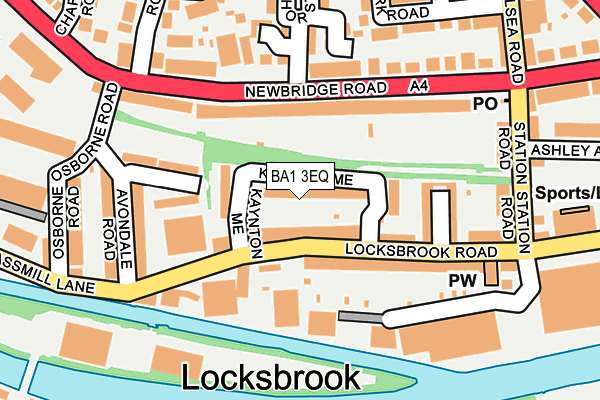 BA1 3EQ map - OS OpenMap – Local (Ordnance Survey) BA1 3EQ map - OS OpenMap – Local (Ordnance Survey)