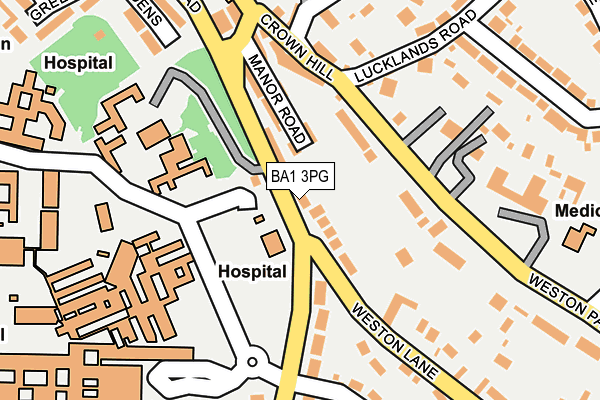 BA1 3PG map - OS OpenMap – Local (Ordnance Survey) BA1 3PG map - OS OpenMap – Local (Ordnance Survey)