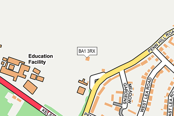BA1 3RX map - OS OpenMap – Local (Ordnance Survey) BA1 3RX map - OS OpenMap – Local (Ordnance Survey)