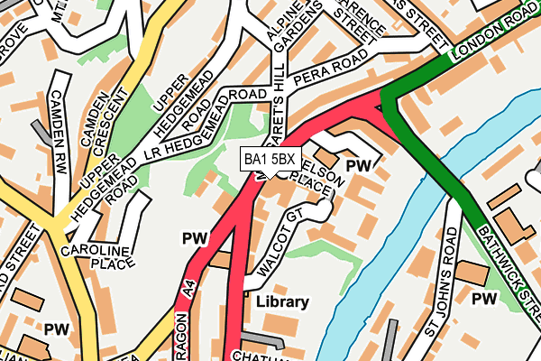 BA1 5BX map - OS OpenMap – Local (Ordnance Survey) BA1 5BX map - OS OpenMap – Local (Ordnance Survey)