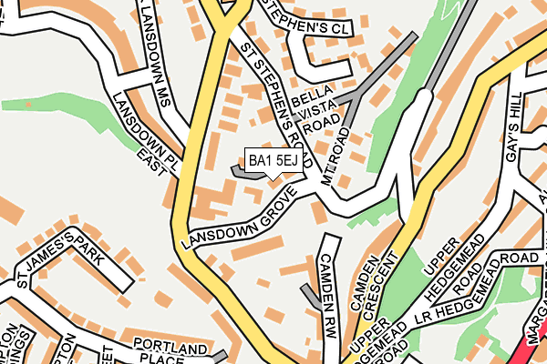 BA1 5EJ map - OS OpenMap – Local (Ordnance Survey) BA1 5EJ map - OS OpenMap – Local (Ordnance Survey)