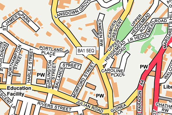 BA1 5EQ map - OS OpenMap – Local (Ordnance Survey) BA1 5EQ map - OS OpenMap – Local (Ordnance Survey)