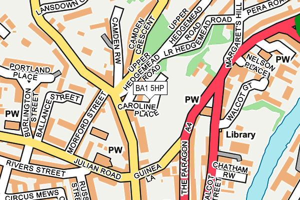 BA1 5HP map - OS OpenMap – Local (Ordnance Survey) BA1 5HP map - OS OpenMap – Local (Ordnance Survey)