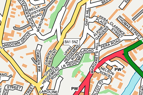 BA1 5NZ map - OS OpenMap – Local (Ordnance Survey) BA1 5NZ map - OS OpenMap – Local (Ordnance Survey)