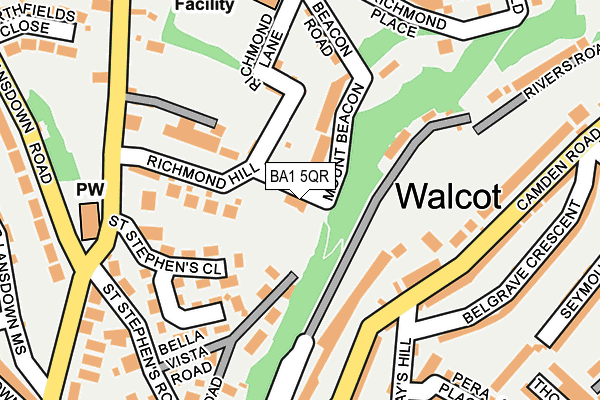 BA1 5QR map - OS OpenMap – Local (Ordnance Survey) BA1 5QR map - OS OpenMap – Local (Ordnance Survey)