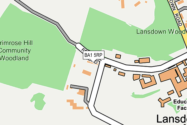 BA1 5RP map - OS OpenMap – Local (Ordnance Survey) BA1 5RP map - OS OpenMap – Local (Ordnance Survey)