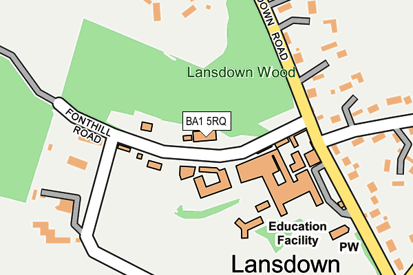 BA1 5RQ map - OS OpenMap – Local (Ordnance Survey) BA1 5RQ map - OS OpenMap – Local (Ordnance Survey)