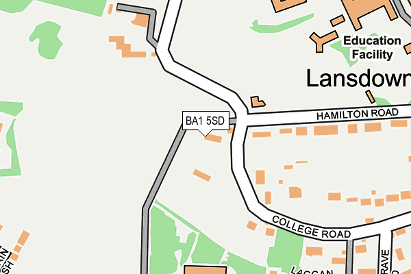 BA1 5SD map - OS OpenMap – Local (Ordnance Survey) BA1 5SD map - OS OpenMap – Local (Ordnance Survey)