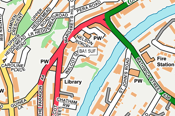 BA1 5UF map - OS OpenMap – Local (Ordnance Survey) BA1 5UF map - OS OpenMap – Local (Ordnance Survey)