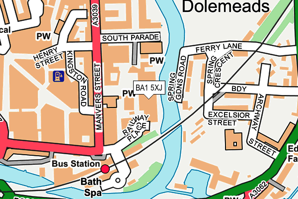 BA1 5XJ map - OS OpenMap – Local (Ordnance Survey) BA1 5XJ map - OS OpenMap – Local (Ordnance Survey)