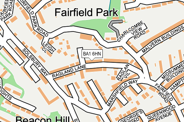BA1 6HN map - OS OpenMap – Local (Ordnance Survey) BA1 6HN map - OS OpenMap – Local (Ordnance Survey)