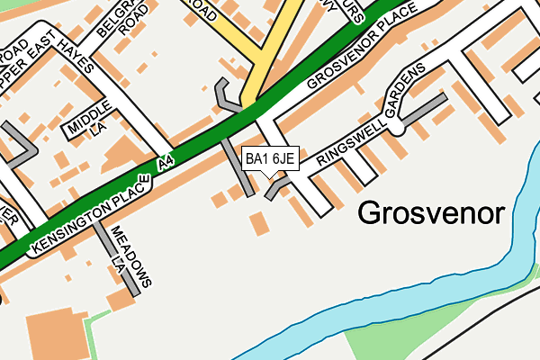 BA1 6JE map - OS OpenMap – Local (Ordnance Survey) BA1 6JE map - OS OpenMap – Local (Ordnance Survey)