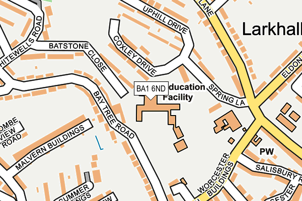 BA1 6ND map - OS OpenMap – Local (Ordnance Survey) BA1 6ND map - OS OpenMap – Local (Ordnance Survey)