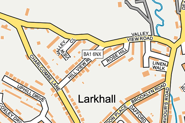 BA1 6NX map - OS OpenMap – Local (Ordnance Survey) BA1 6NX map - OS OpenMap – Local (Ordnance Survey)