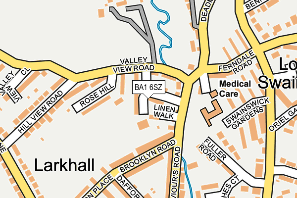 BA1 6SZ map - OS OpenMap – Local (Ordnance Survey) BA1 6SZ map - OS OpenMap – Local (Ordnance Survey)